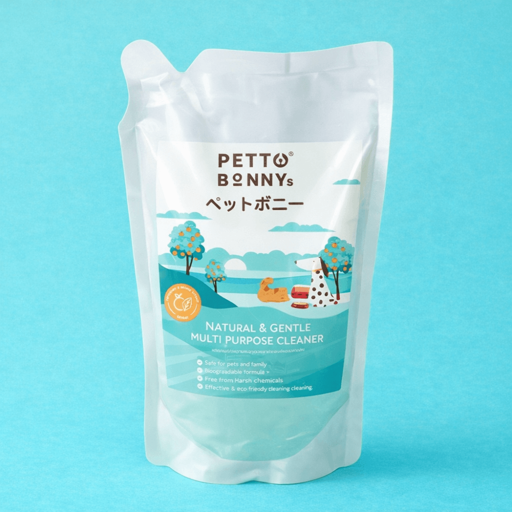 น้ำยาทำความสะอาดอเนกประสงค์ PETTO BONNYS สูตรเข้มข้น กลิ่นเปปเปอร์มินต์และส้ม 600 มล. ชนิดถุงเติม_11